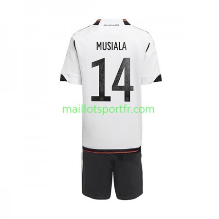 Maillot de Foot Allemagne Musiala 14 Enfant Domicile Coupe du monde 2022